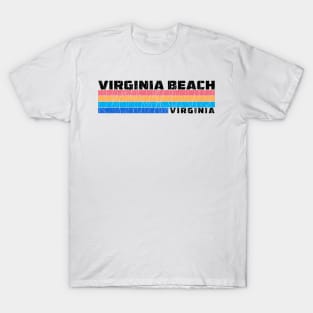 Virginia Beach Virginia Vintage Style Distressed Grunge T-Shirt